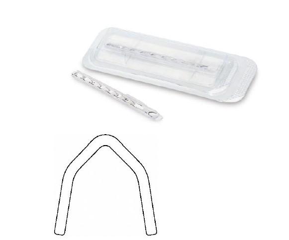 КЛІПСА ЛІГАТУРНА ДЛЯ БАГАТОЗАРЯДНОГО АПЛІКАТОРУ КЛІПС, РОЗМІР ML, 12 КАРТРИДЖІВ ПО 8 КЛІПС, 78х88